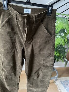 Citizens Of Humanity Size 28 ✨ Marcelle Corduroy Cargo Trousers- Dark Green